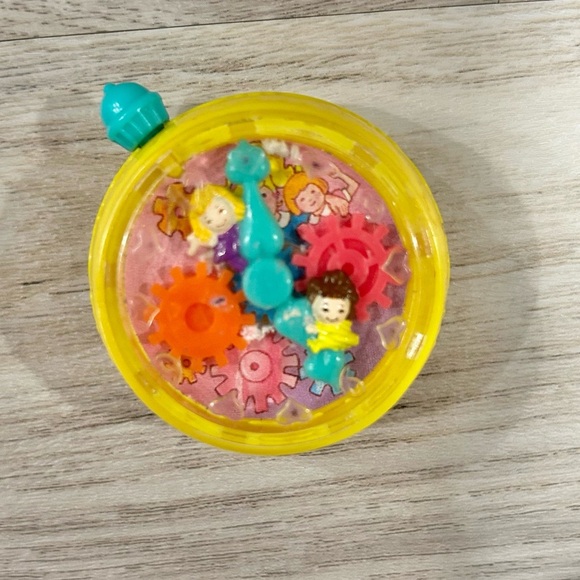 Vintage 1994 Bluebird Toys McDonald's Polly Pocket Clip On Clock Stop Watch - Picture 1 of 5